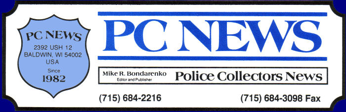 POLICE COLLECTORS NEWS